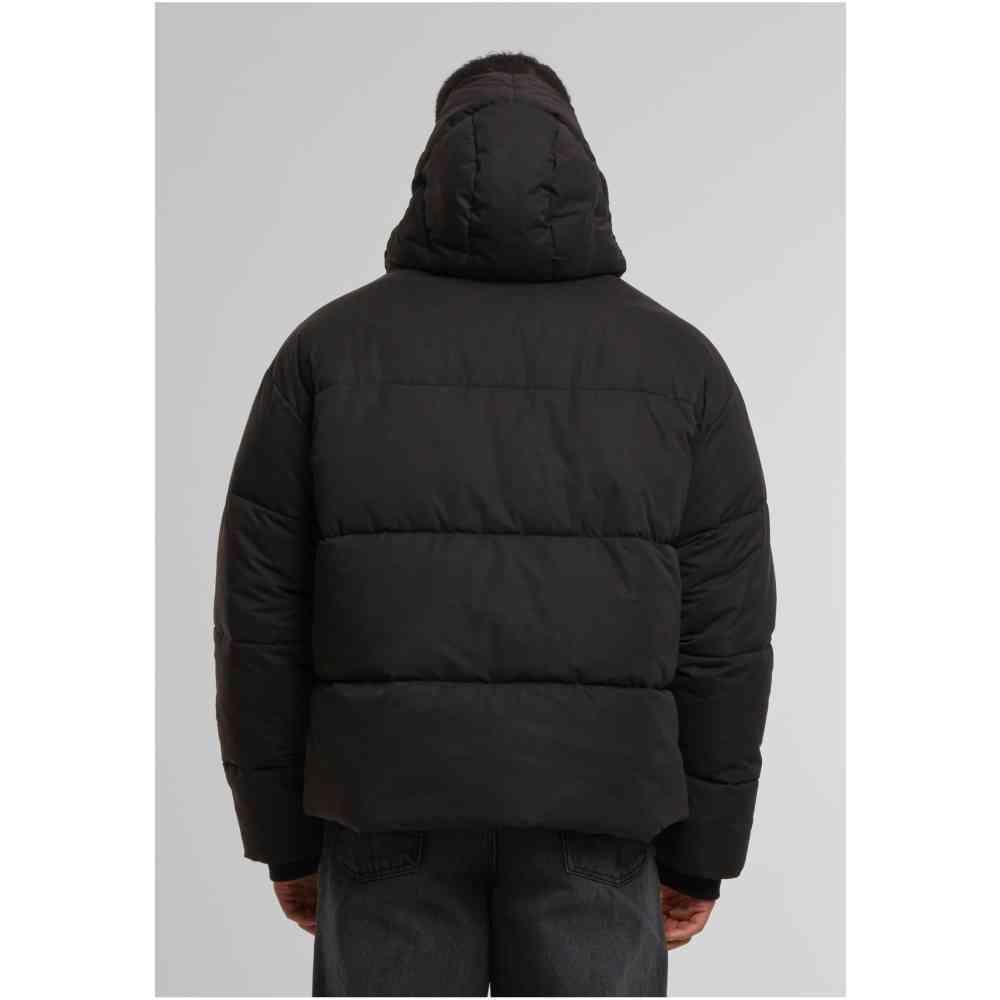 Urban Classics - With Flap Hood Puffer jacket - Black